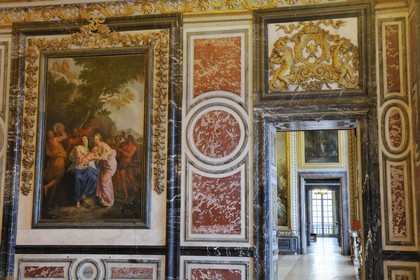 France, Yvelines (78), château de Versailles, classé Patrimoine Mondial de l'UNESCO, les Grands Appartements, la chambre de la Reine