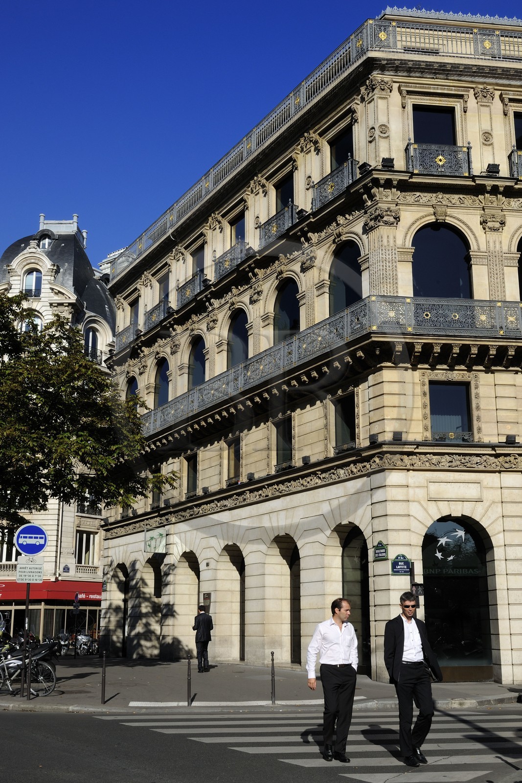 France, Paris (75), la Maison Dorée sur le boulevard des Italiens France, Paris (75), la Maison Dorée sur le boulevard des Italiens