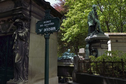 France, Paris (75), cimetière du Père-Lachaise