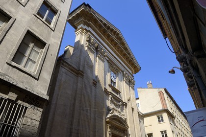 France, Rhône (69), Lyon, site historique classé Patrimoine Mondial de l'UNESCO, quartier de la Croix-Rousse, paroisse Saint Polycarpe des pentes de la Croix Rousse