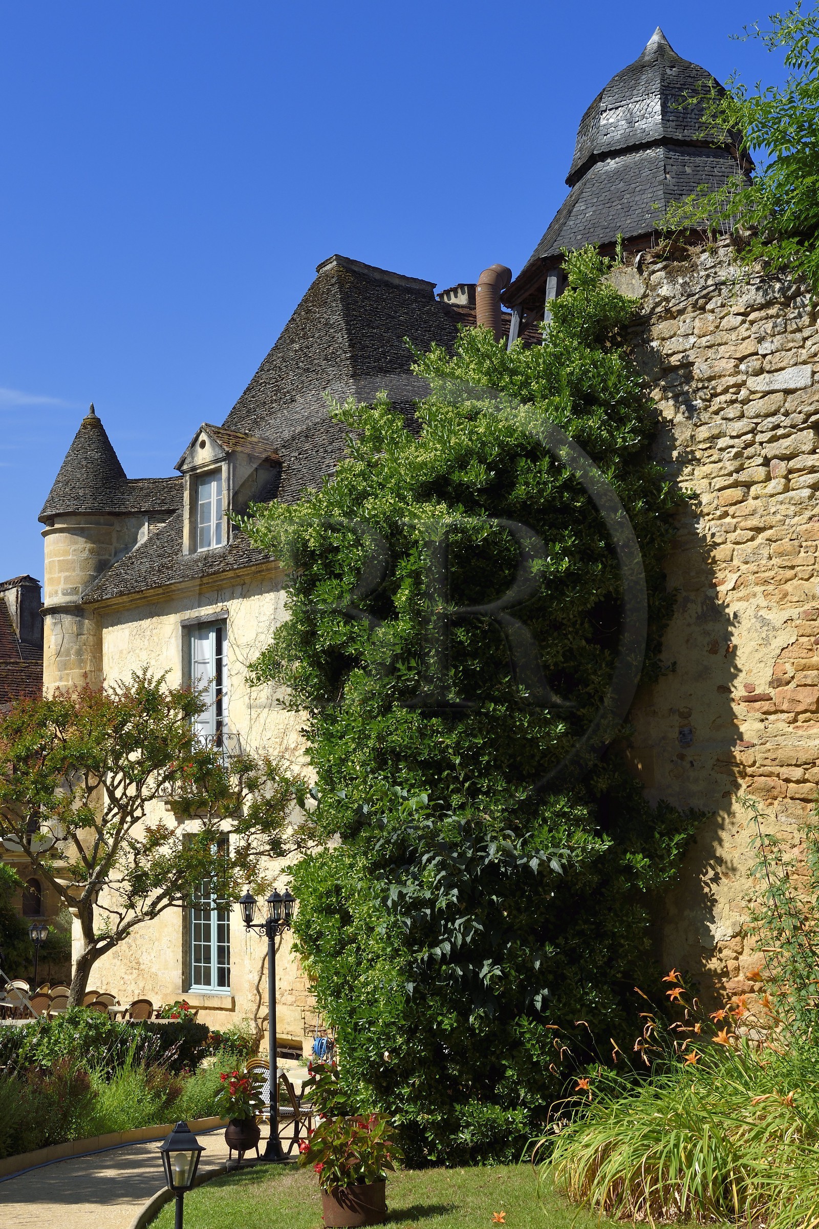 France, Dordogne (24), Périgord Noir, vallée de la Dordogne, Sarlat-la-Canéda, Le présidial où s'exercait la justice royale, haut lieu de la magistrature royale, aujourd'hui le restaurant Présidial