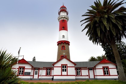 Namibia, Erongo region, Swakopmund seaside resort founded in 1892 by German settlers, the lighthouse