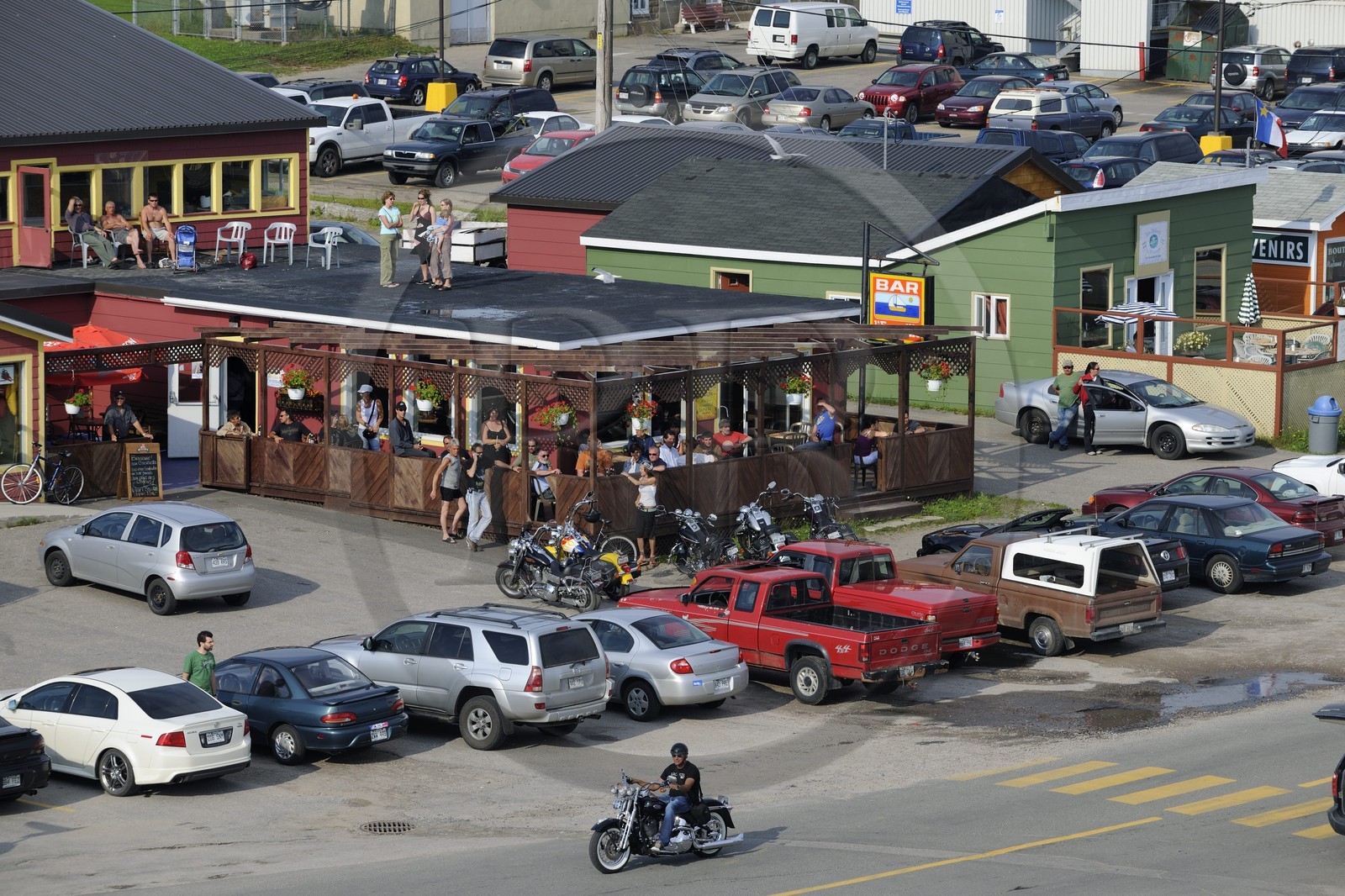 Canada, province du Québec, Saint Laurent, Côte Nord, Havre-Saint-Pierre, le bar du port