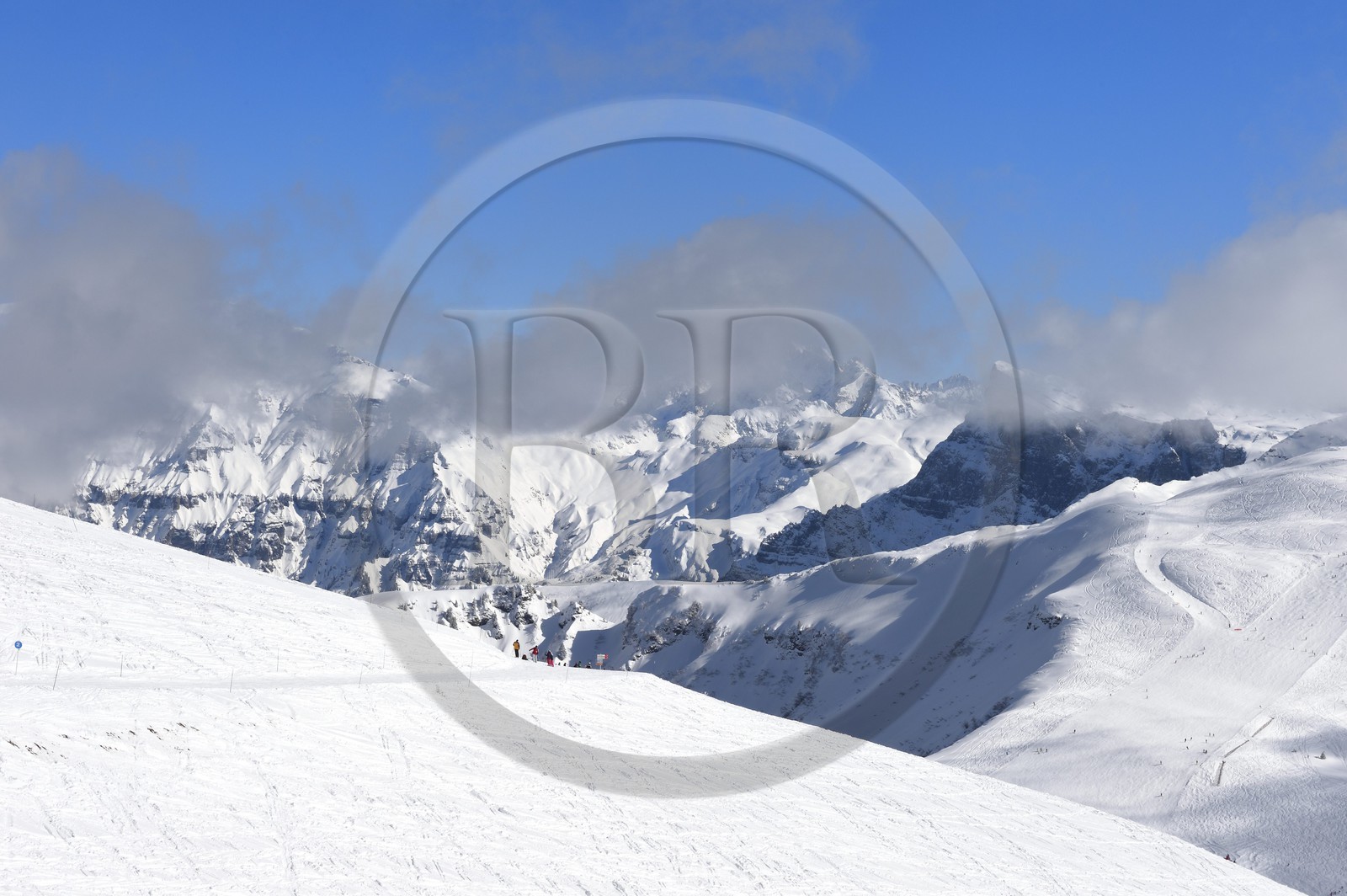 France, Haute-Savoie (74), Arâches-la-Frasse, station de ski Les Carroz d'Arâches