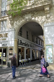 France, Gard, Nimes, Guerin passage built in 1872 on the Boulevard de l'Amiral Courbet