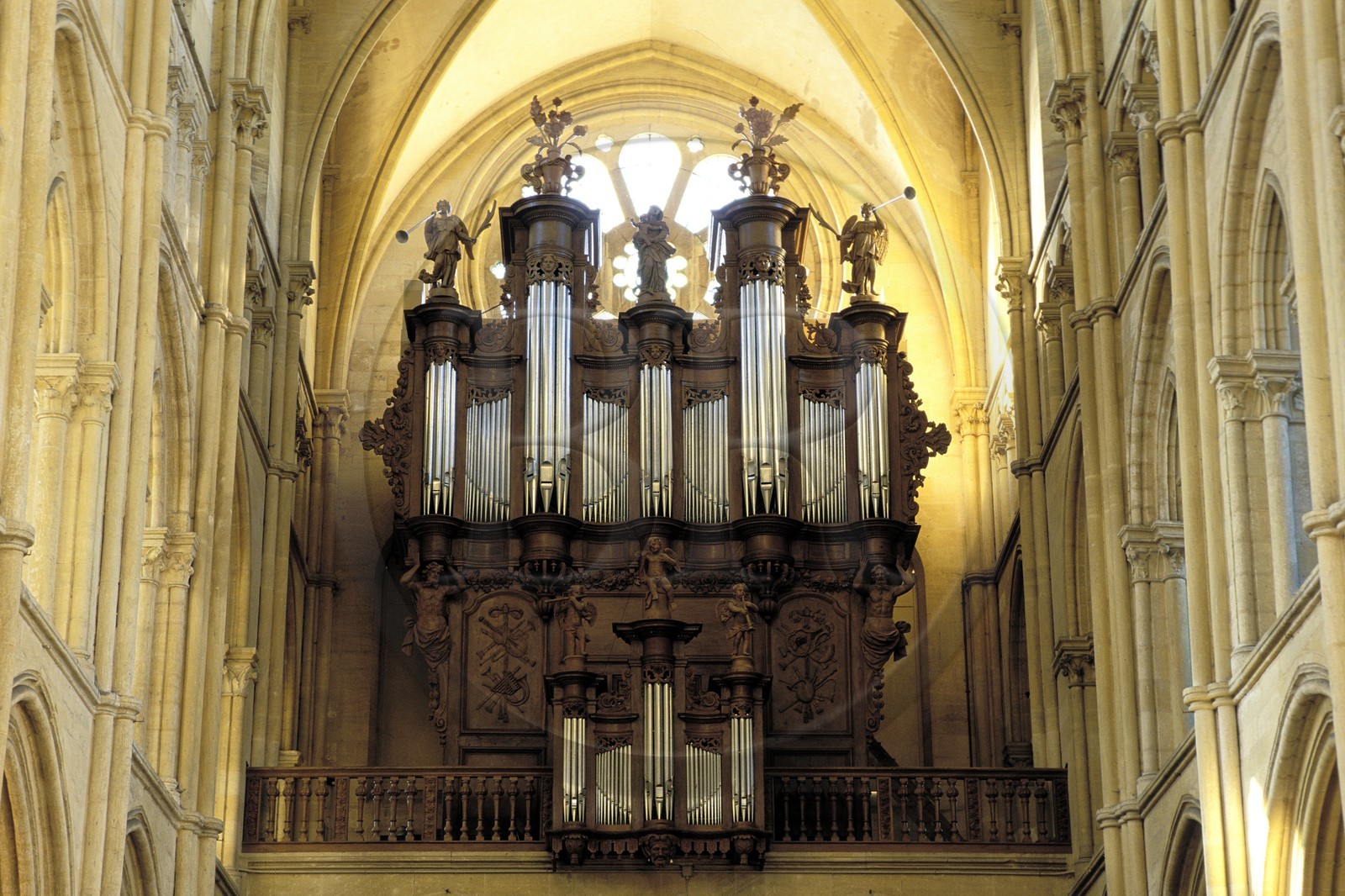 France, Ardennes (08), Mouzon, l'abbatiale notre-dame