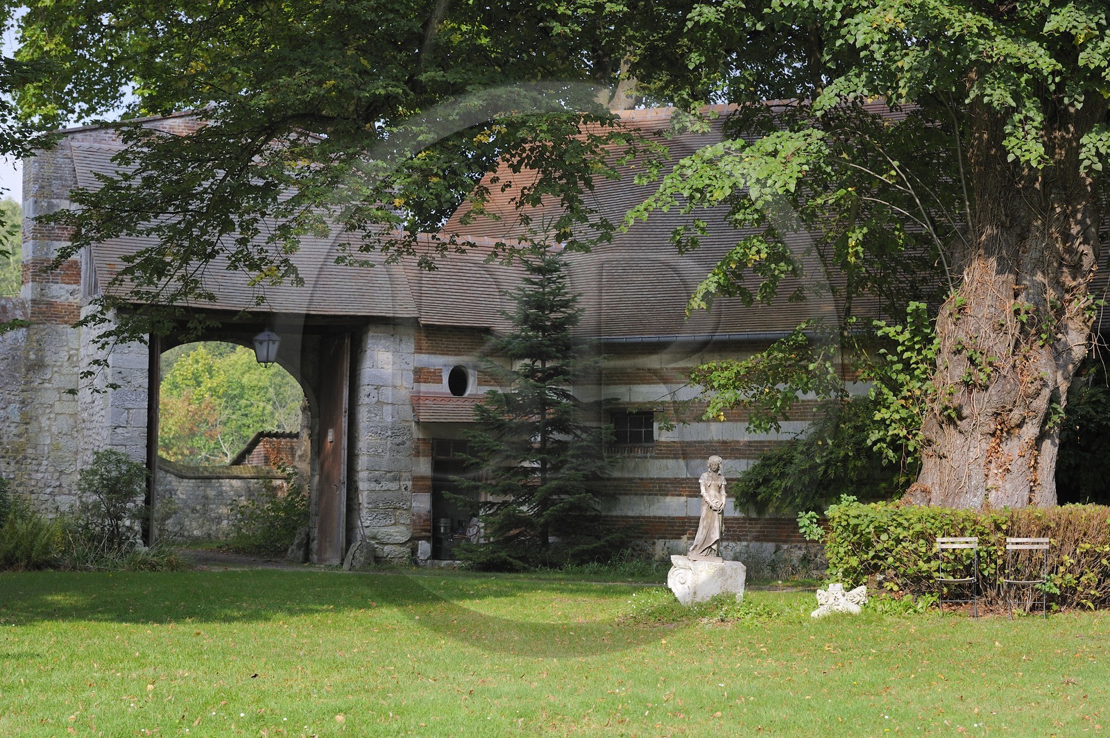 France, Seine-Maritime (76), Saint-Maurice-d'Etelan, le château d'Etelan