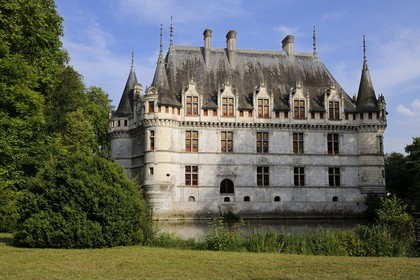 France, Indre-et-Loire (37), Vallée de la Loire classée Patrimoine Mondial de l' UNESCO, château d' Azay-le-Rideau
