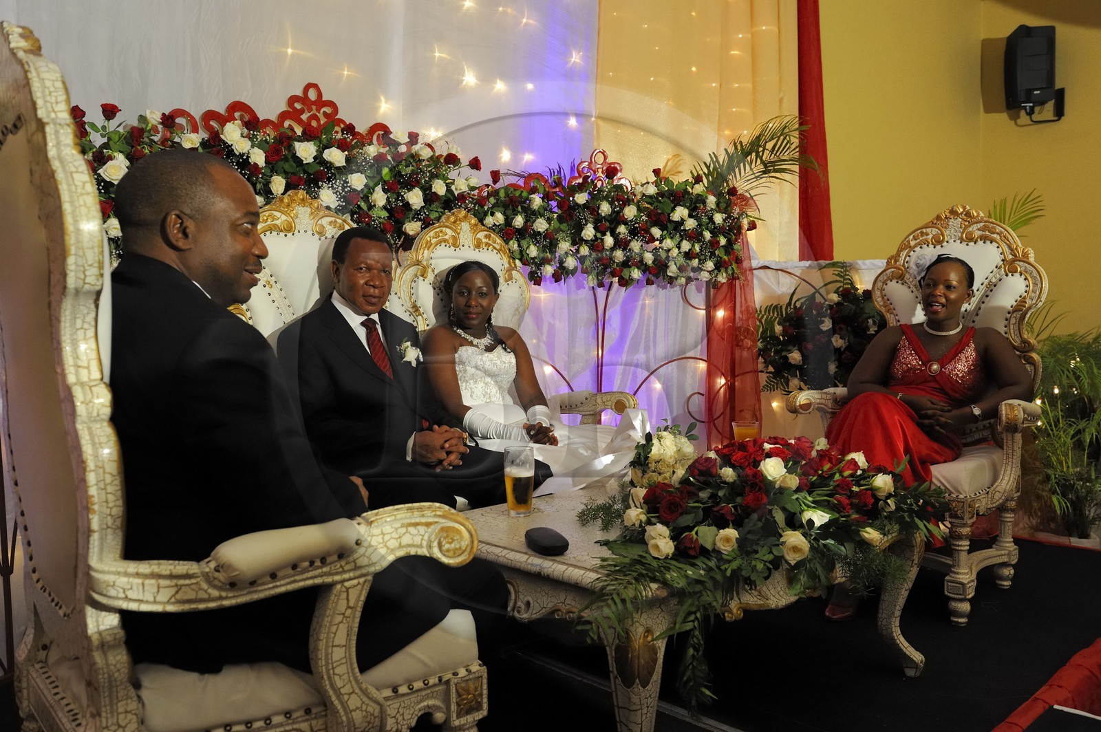 Tanzanie, Dar es-Salaam, mariage de Joseph F.Mrena et Linal Bhato à l'hôtel Mövenpick