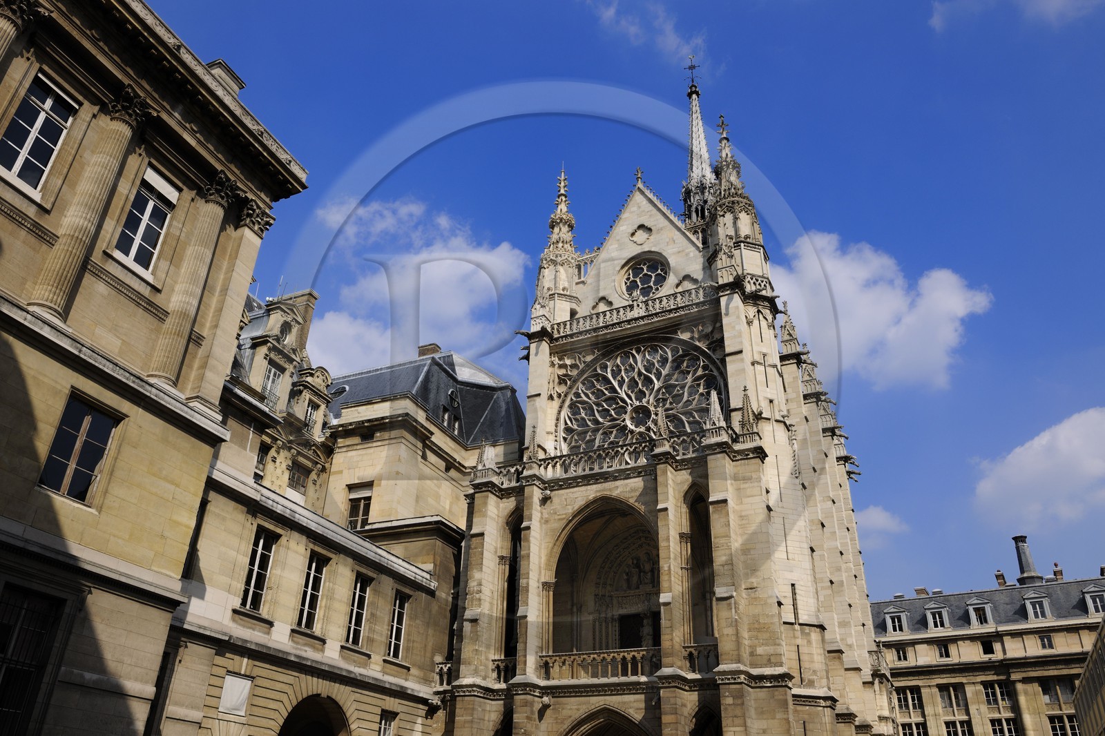 France, Paris (75), ile de la Cité, la Sainte Chapelle