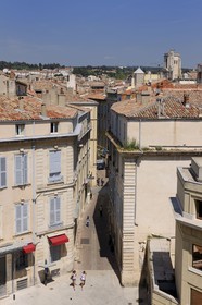 France, Gard, Nimes, arenas street in the old city