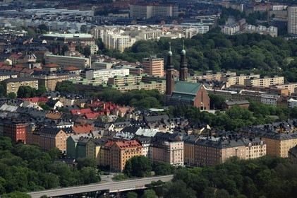 Suède, Stockholm (vue aérienne)