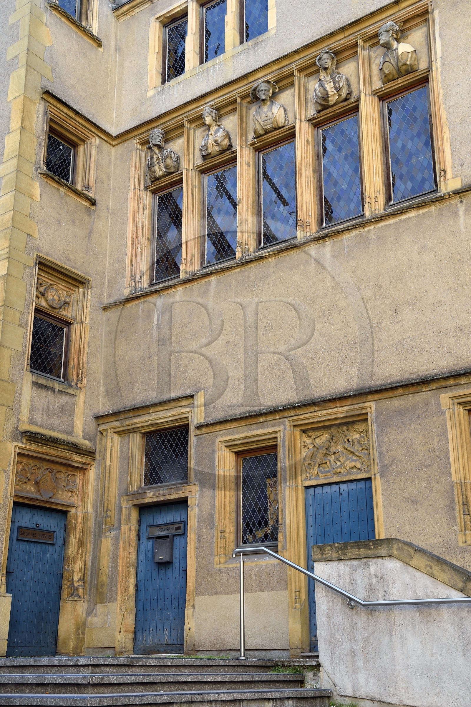 France, Moselle (57), Metz, la maison des Têtes (1529) située En Fournirue