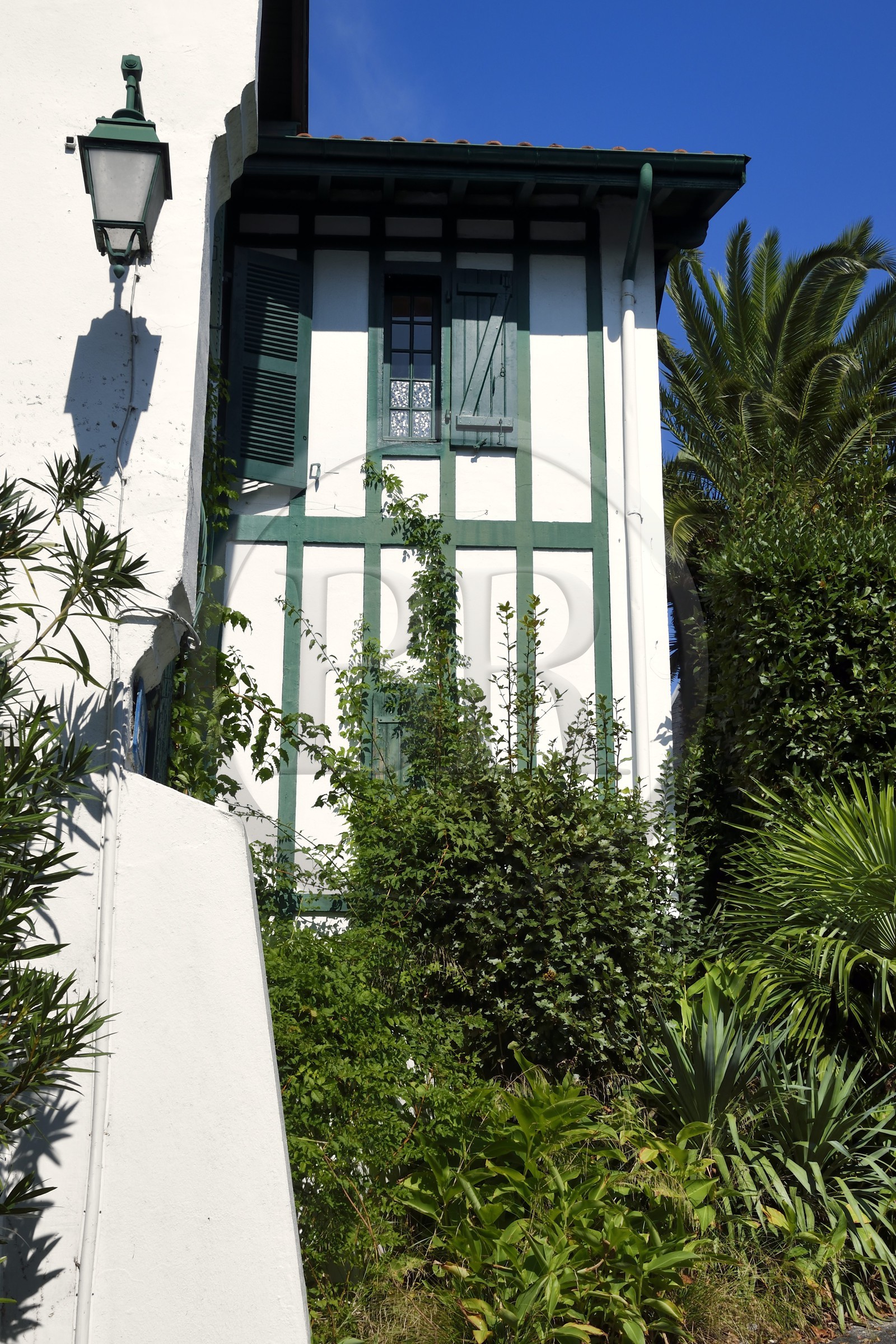 France, Pyrénées-Atlantiques (64), la côte du Pays-Basque, Hendaye, Villa Bakhar Etchea de Pierre Loti