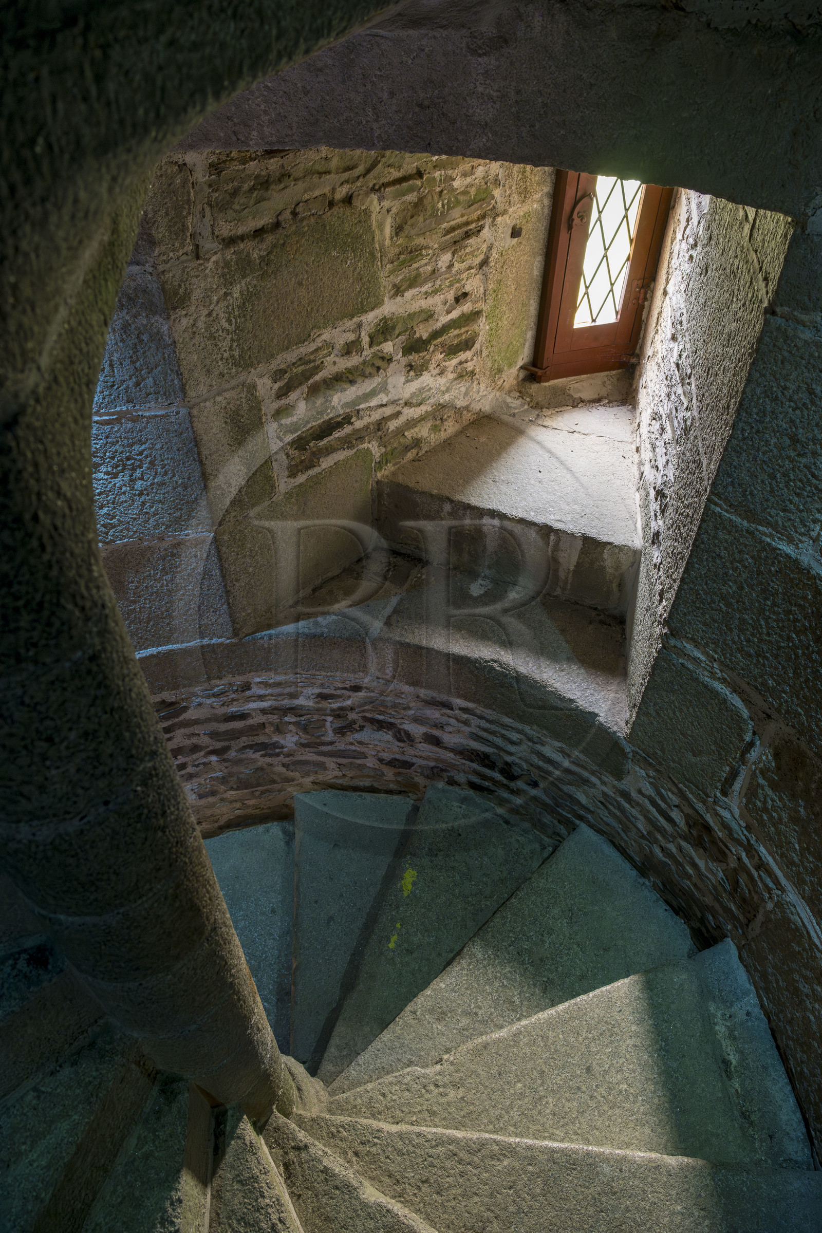 France, Ille-et-Vilaine, Fougeres, the 12th century fortified castle, Melusine Tower