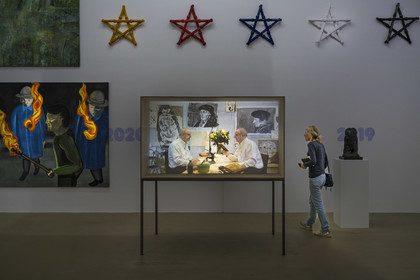 Suisse, Bâle, le Kunstmuseum Basel Gegenwart (musée d'Art contemporain), exposition Heute Nacht getraumt (rêvé cette nuit) proposée par l'artiste Ruth Buchanan