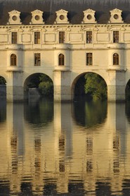 France, Indre et Loire, Chateau de Chenonceau of Renaissance style built between 1513 and 1522 on Cher River banks