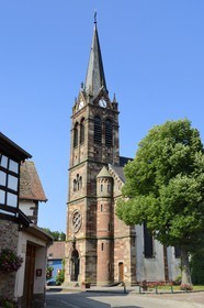 France, Bas Rhin, Flexbourg church