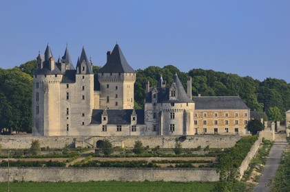 France, Indre-et-Loire (37), Vallée de la Loire classée Patrimoine Mondial de l' UNESCO, Seuilly, château de Coudray-Montpensier