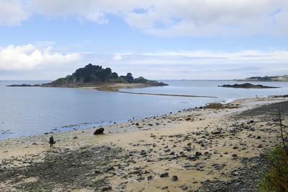 France, Finistere, Morlaix bay, Terenez, Sterec island