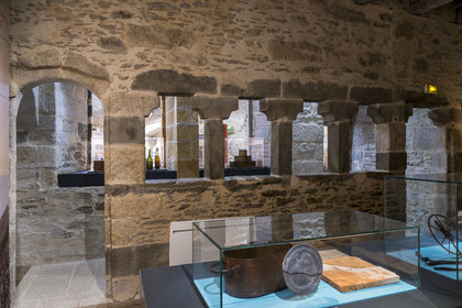 France, Finistère (29), Brest, le musée national de la Marine dans le château, salle dédié à l'expédition de La Pérouse dans l'ancienne cuisine