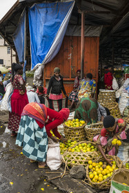 Rwanda, Province du Nord, Musanze (anciennement nommée Ruhengeri), le marché central