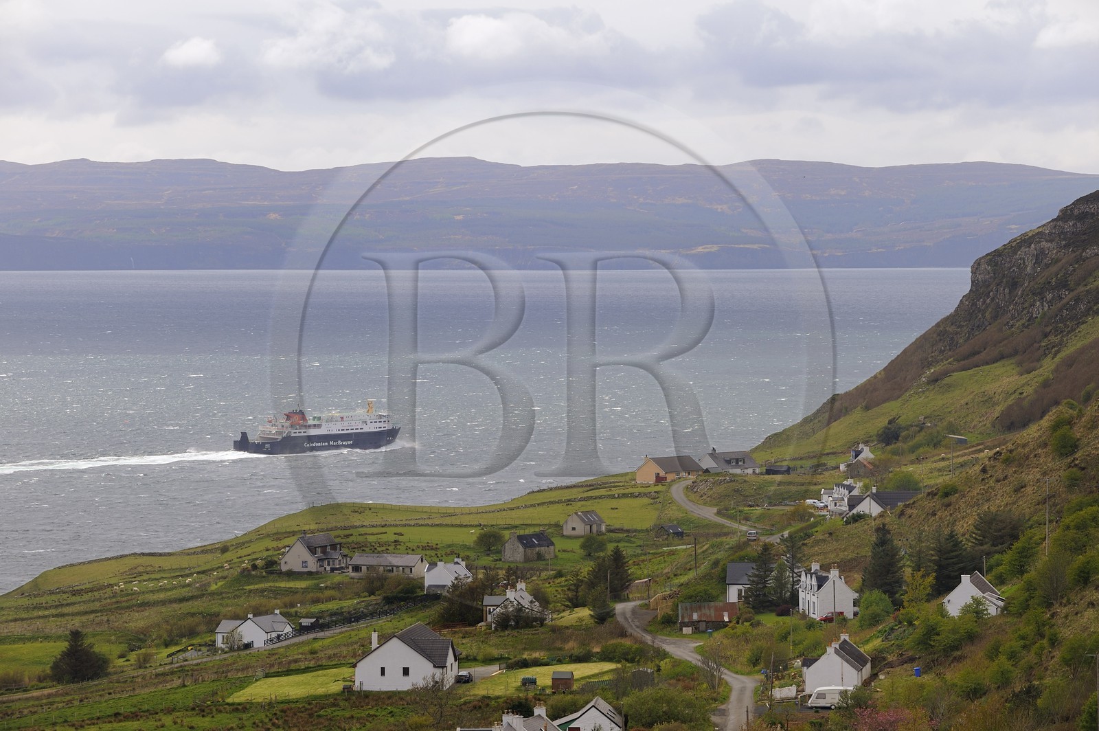 Royaume-Uni, Ecosse, région des Highlands, les Hébrides, île de Skye, Trotternish, port de Uig