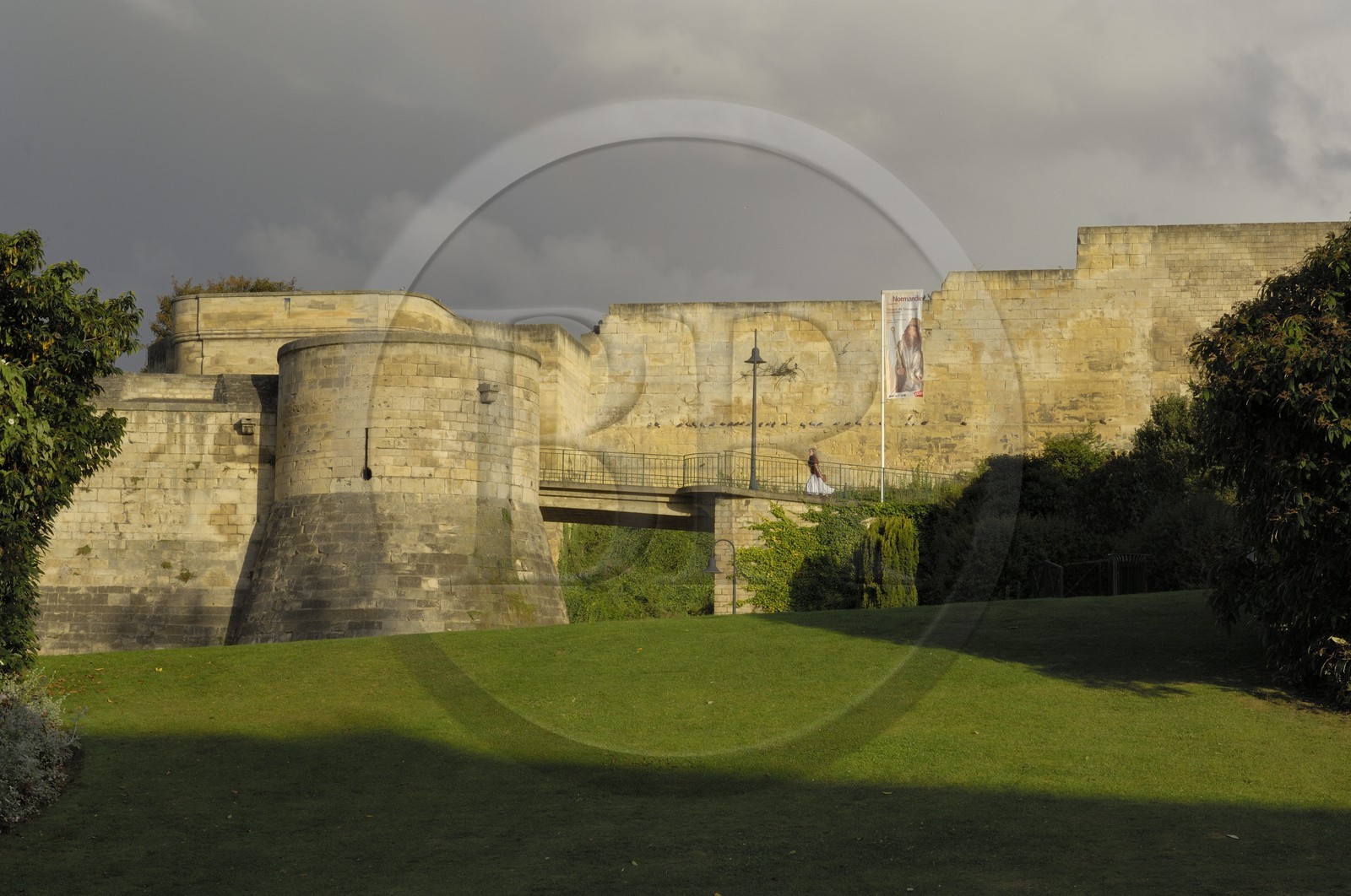 France, Calvados (14), Caen, le château ducal