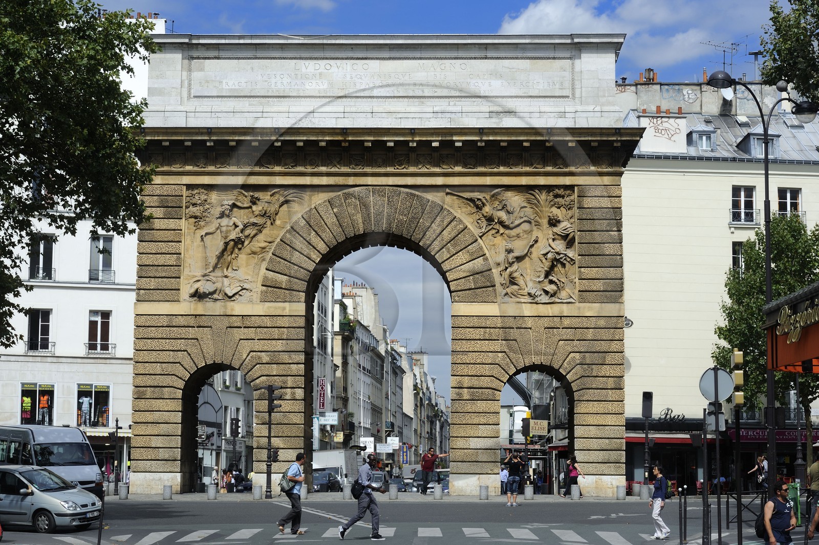 France, Paris (75), la Porte Saint-Martin