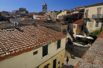 Italy, Tuscany, Elba Island, the perched village of Capoliveri