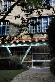 France, Paris (75), avenue de la Frillliere, ancienne ecole du Sacré-coeur de style Art Nouveau  par Hector Guimard