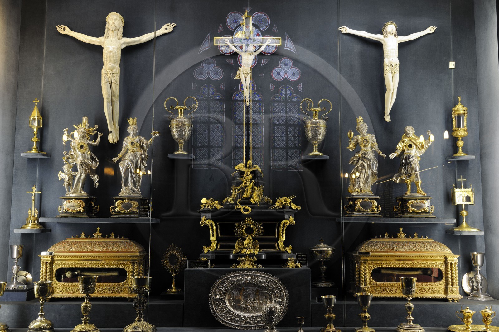 France, Paris (75), île de la Cité, la cathédrale Notre-Dame-de-Paris, la sacristie du chapitre et salle du Trésor France, Paris (75), île de la Cité, la cathédrale Notre-Dame-de-Paris, la sacristie du chapitre et salle du Trésor