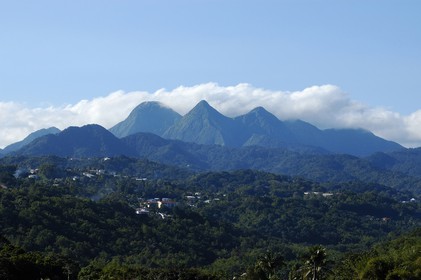 France, Martinique island, the mont Pele volcano