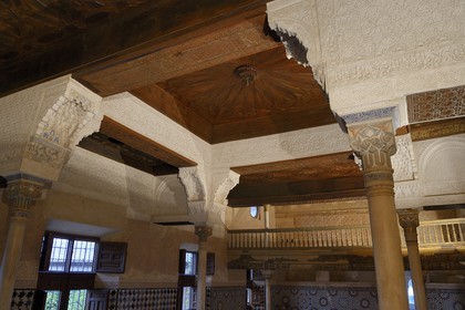 Spain, Andalusia, Granada, Alhambra Nasrid Palace, listed as World Heritage by UNESCO, the Mexuar