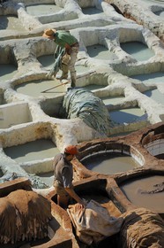 Morocco, Middle Atlas, Fez, Imperial City, Fez El Bali, medina listed as World Heritage by UNESCO, Chouara, tanners of the tannery district