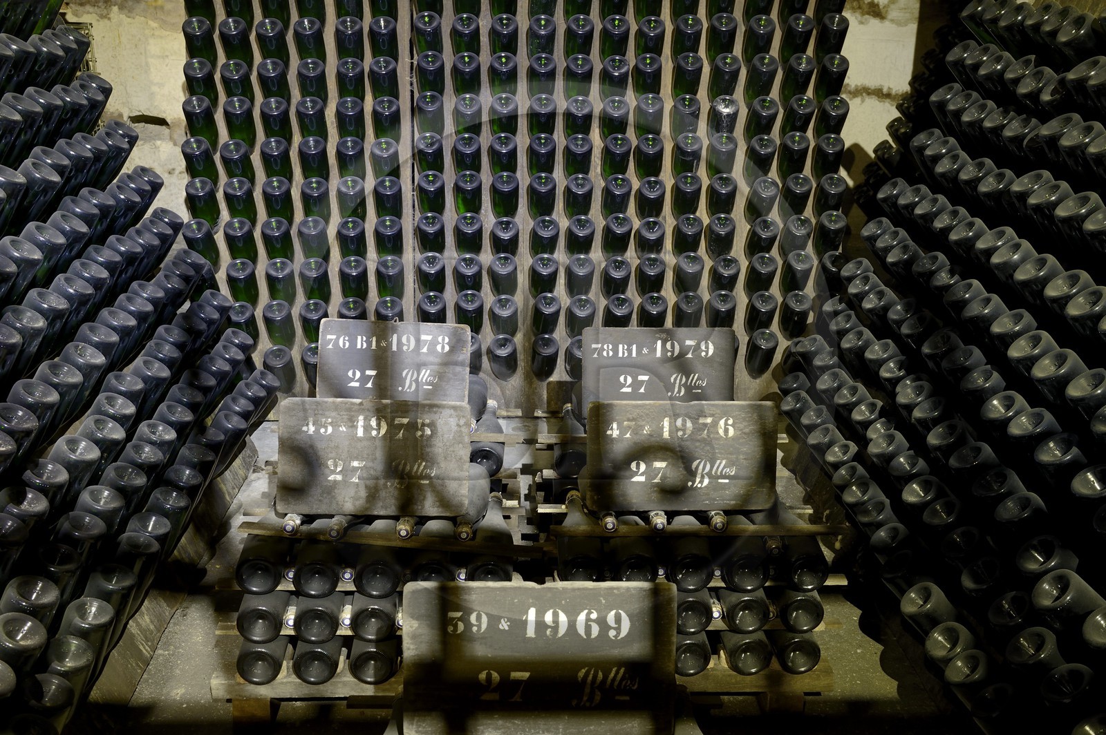 France, Marne (51), Reims le champagne, les caves du Domaine Pommery