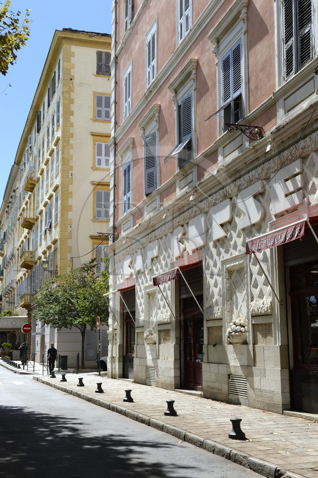 France, Haute-Corse (2B), Bastia, maison Mattéi (Cap Corse) au 15 boulevard du Général de Gaulle