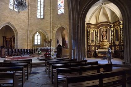 France, Dordogne, Perigord Noir, Dordogne valley, Sarlat la Caneda, Saint Sacerdos Cathedral