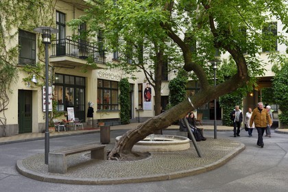 Allemagne, Berlin, Spandauer Vorstadt, une des cours intérieures de Hackesche Höfe