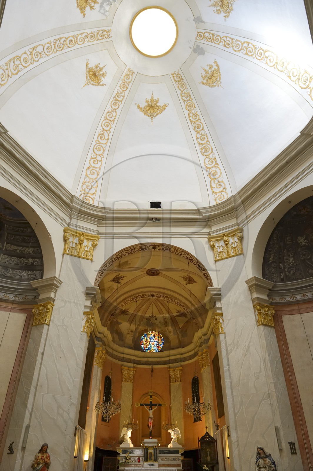 France, Haute-Corse (2B), Calvi, l’église Sainte-Marie-Majeure