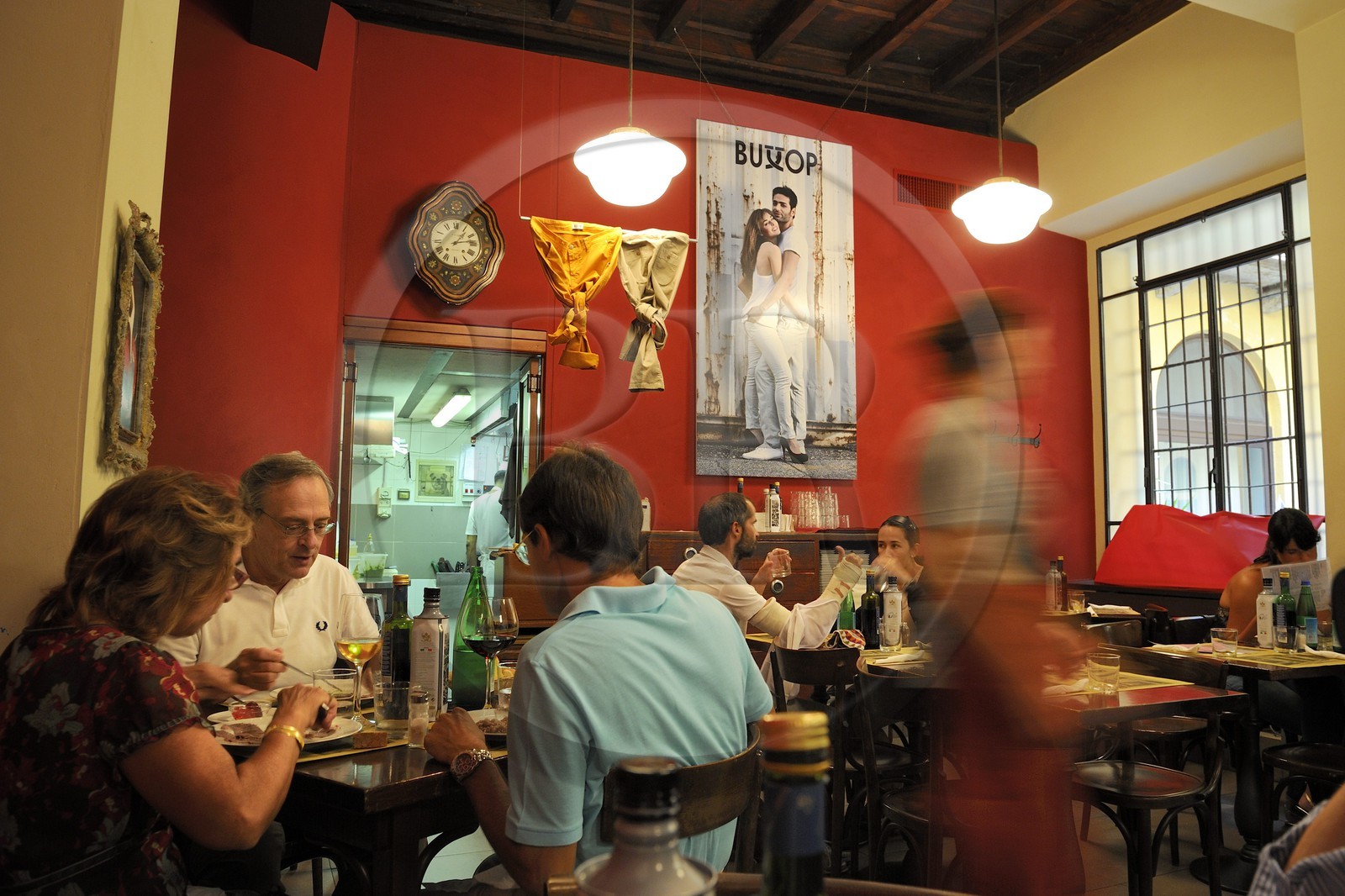 Italie, Lombardie, Milan, restaurant La Trattoria da Pino Via Cerva Italie, Lombardie, Milan, restaurant La Trattoria da Pino Via Cerva