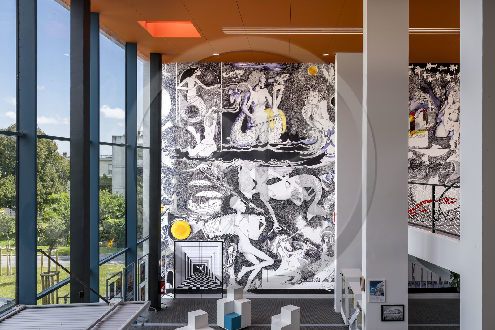 France, Charente-Maritime (17), Royan, le Palais de congrès (1957) signé de l’architecte-urbaniste Claude Ferret