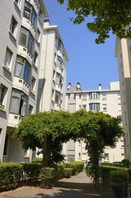 France, Rhône (69), Lyon, le musée urbain Tony-Garnier dans le quartier populaire des États-Unis