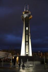 Spain, Andalusia, Granada, Park of sciences (Parque de las Ciencias) observation tower