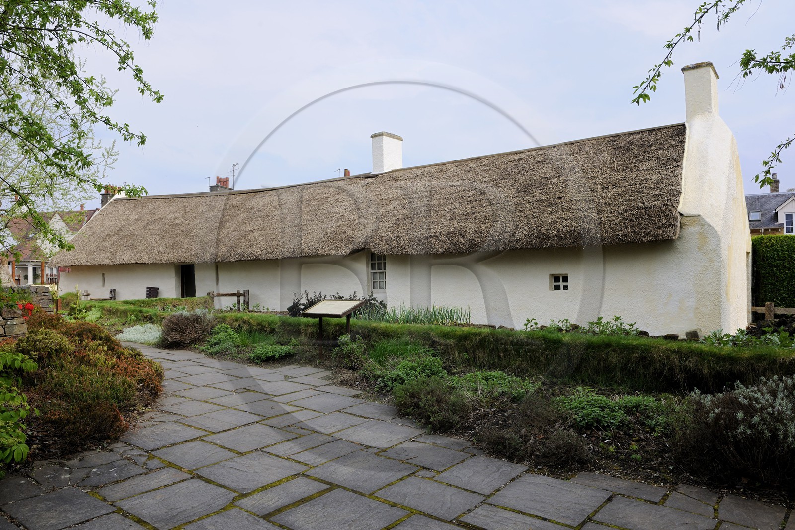 Royaume-Uni, Ecosse, Ayrshire, Ayr, Alloway village de Robert Burns, le Burns cottage, humble chaumière qui fut sa maison natale