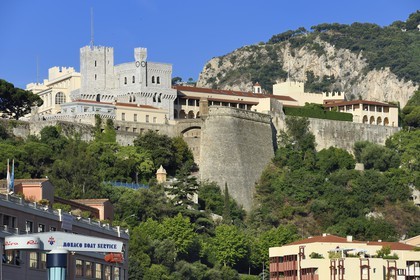 Principauté de Monaco, Monaco, le palais princier sur le Rocher