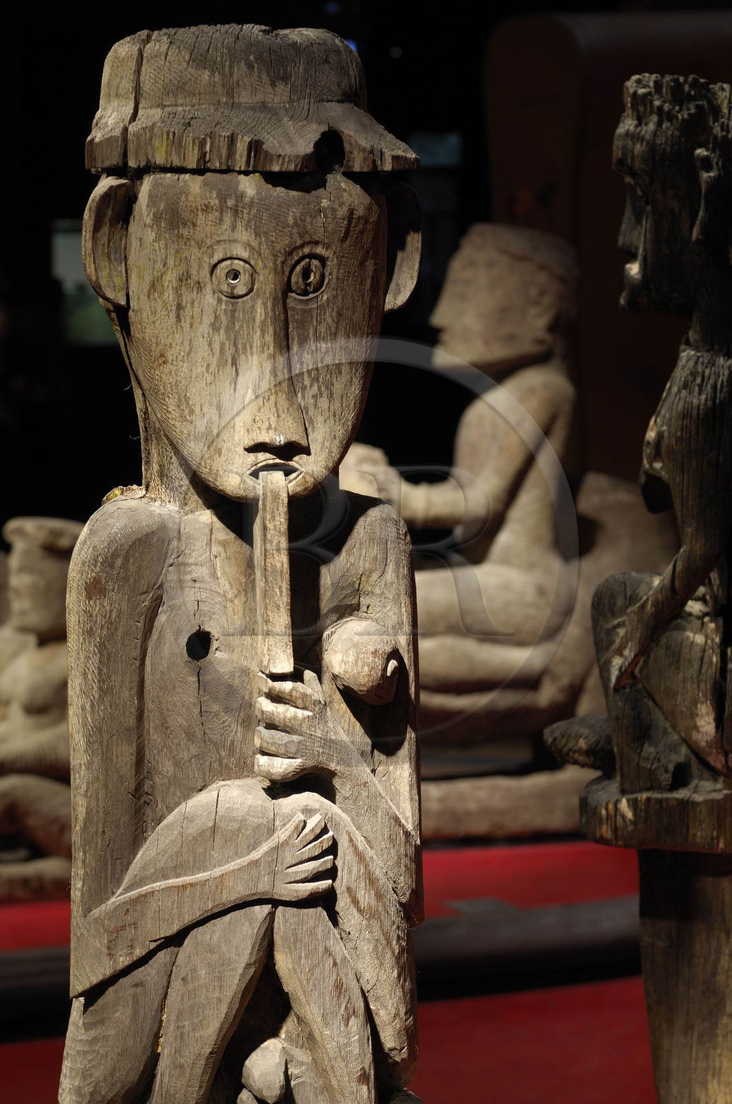 France, Paris (75), le musée des Arts Premiers, musée du quai Branly, Hampatong d'Insulinde