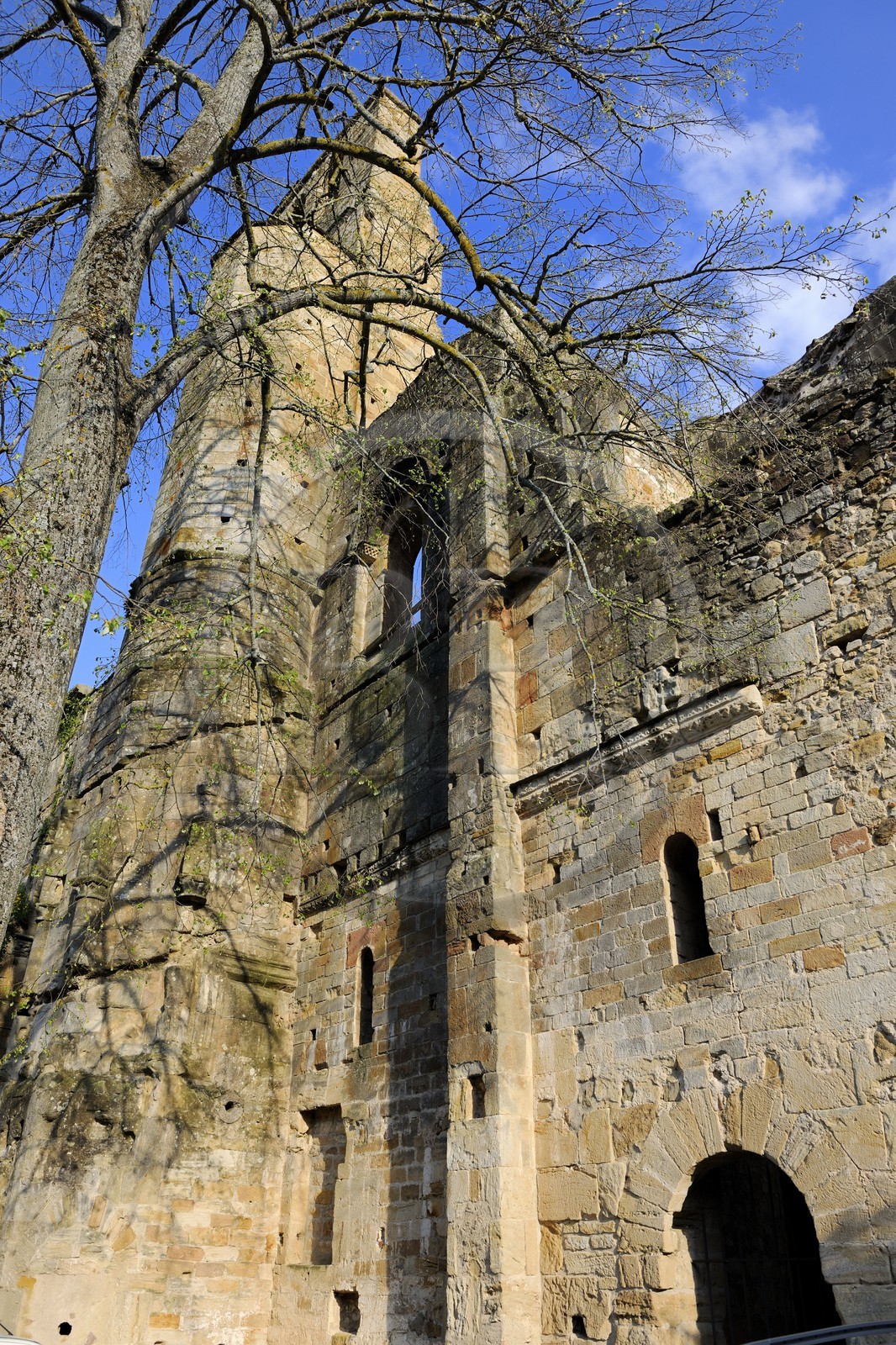 France, Aude (11), Alet-les-Bains, village médieval et abbaye bénédictine de style roman du XIème Siècle France, Aude (11), Alet-les-Bains, village médieval et abbaye bénédictine de style roman du XIème Siècle