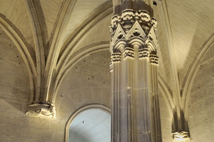 France, Val de Marne, Vincennes, Chateau de Vincennes, the dungeon, council room at the first floor