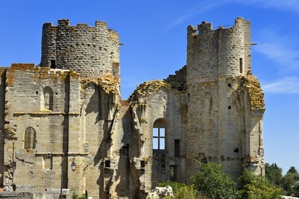 France, Allier (03), former province of Bourbonnais, the 13th century Bourbon l'Archambault castle